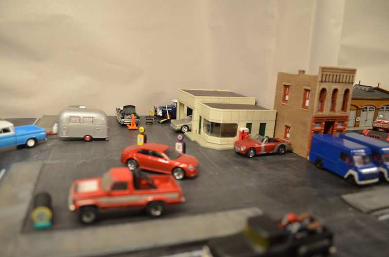 Illustration for article titled Wrong side of the tracks Diorama in place
